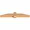 Ekena Millwork Eugene Smooth Timber Gable Bracket, Western Red Cedar, 60"W x 10"H x 5 1/2"D x 5 1/2"F, 4/12 Pitch GBW060X10X0606EUG00SWR - alternate 4